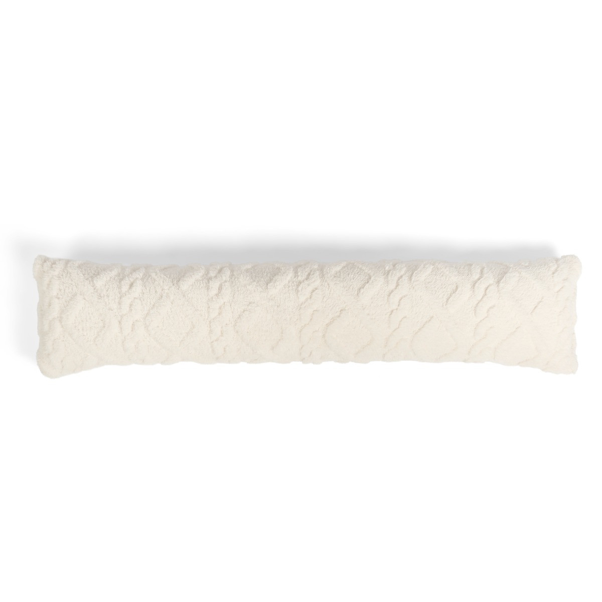OHS Cable Knit Draught Excluder - Cream>