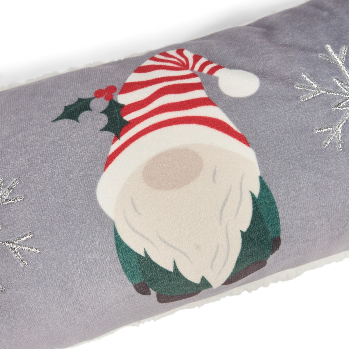 OHS Christmas Gonk Draught Excluder - Grey>