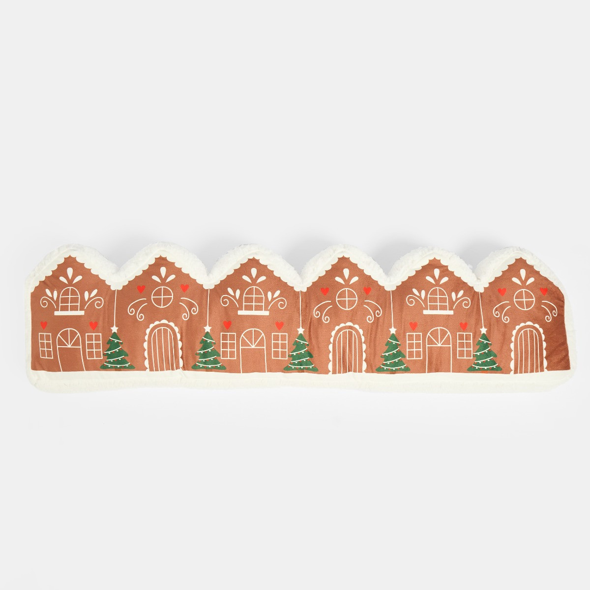OHS Gingerbread House Draught Excluder - Brown>