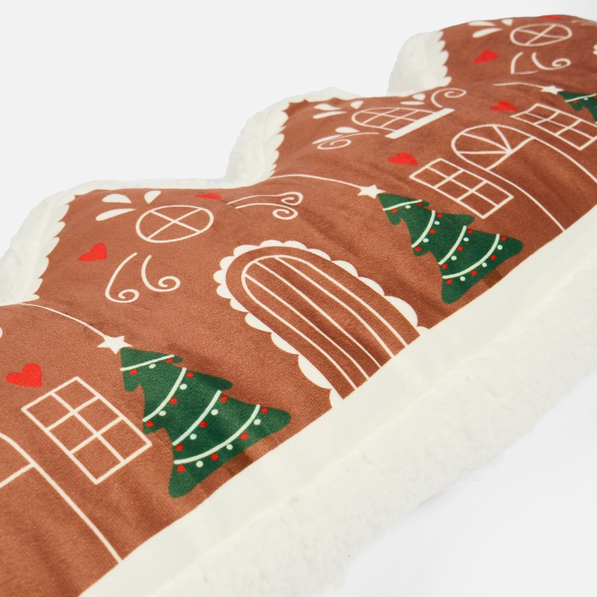 OHS Gingerbread House Draught Excluder - Brown>