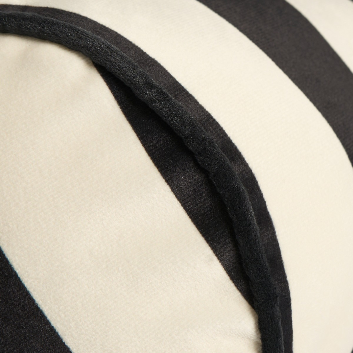 OHS Stripe Bolster Pillow  - Monochrome>