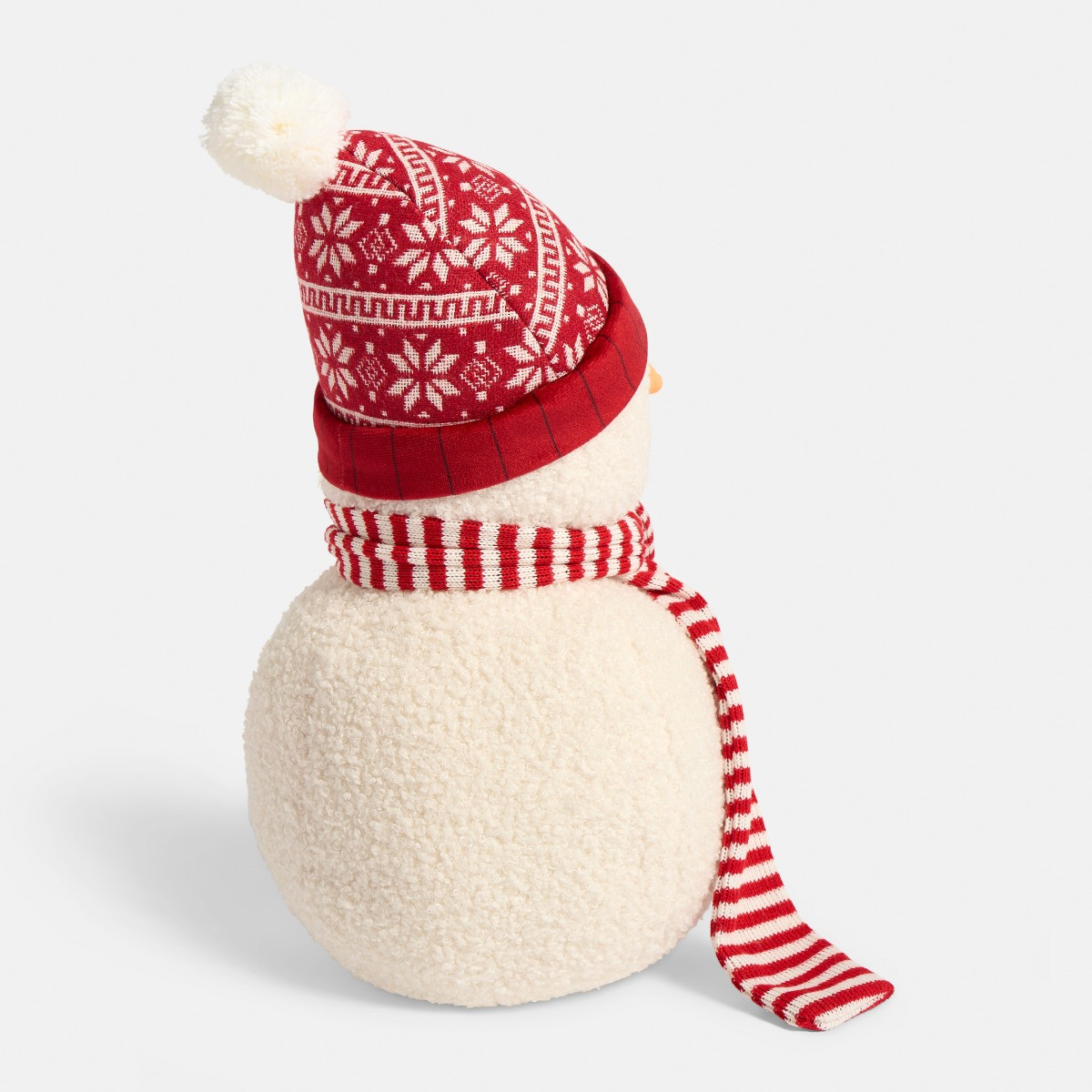 OHS Snowy the Snowman Cushion - White>