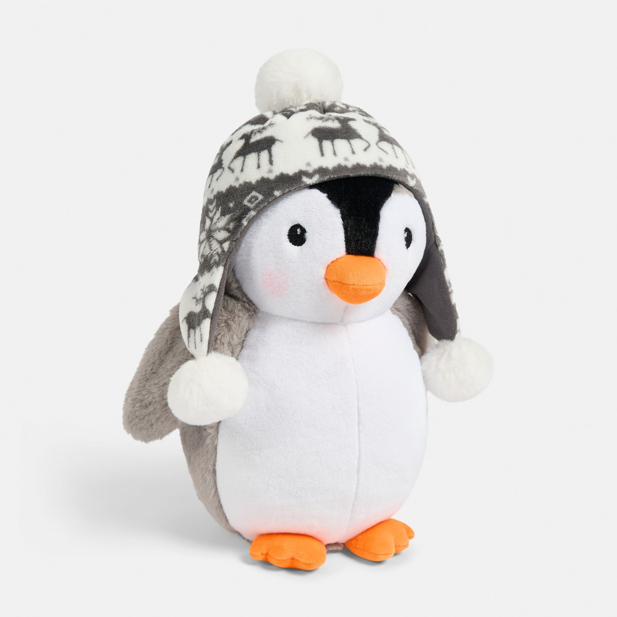 OHS Penny the Penguin Cushion - Grey>