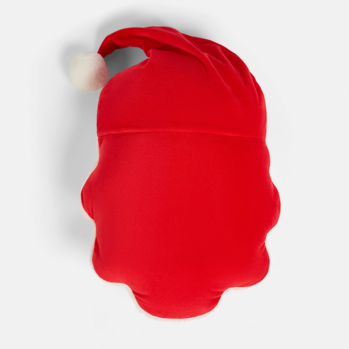 OHS Santa Shaped Cushion - Red>