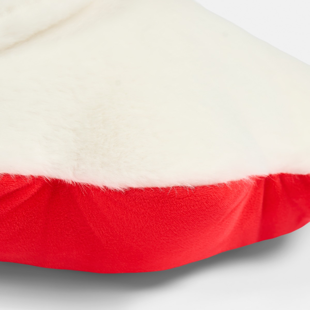 OHS Santa Shaped Cushion - Red>