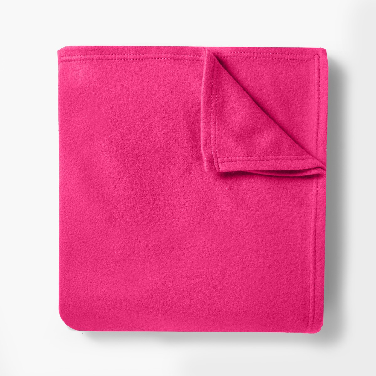 OHS Plain Fleece Throw, Hot Pink - 125 x 150cm>