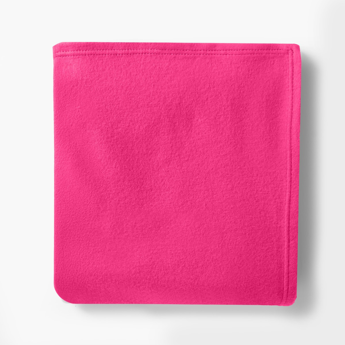 OHS Plain Fleece Throw, Hot Pink - 125 x 150cm>