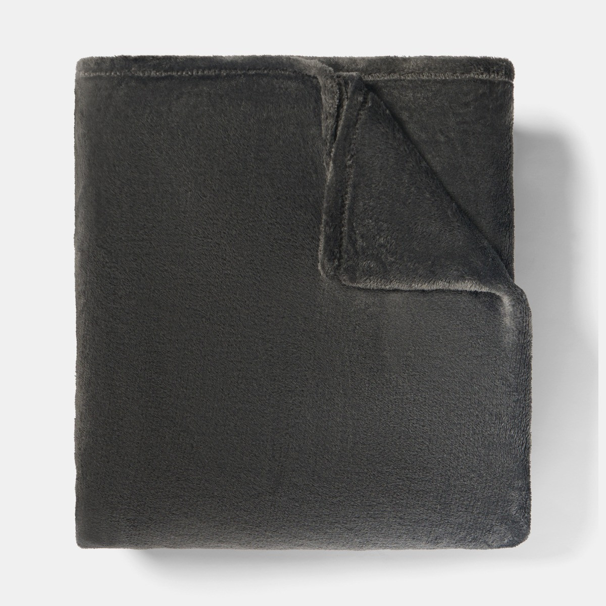 OHS Supersoft Throw, Charcoal - 150 x 200cm>