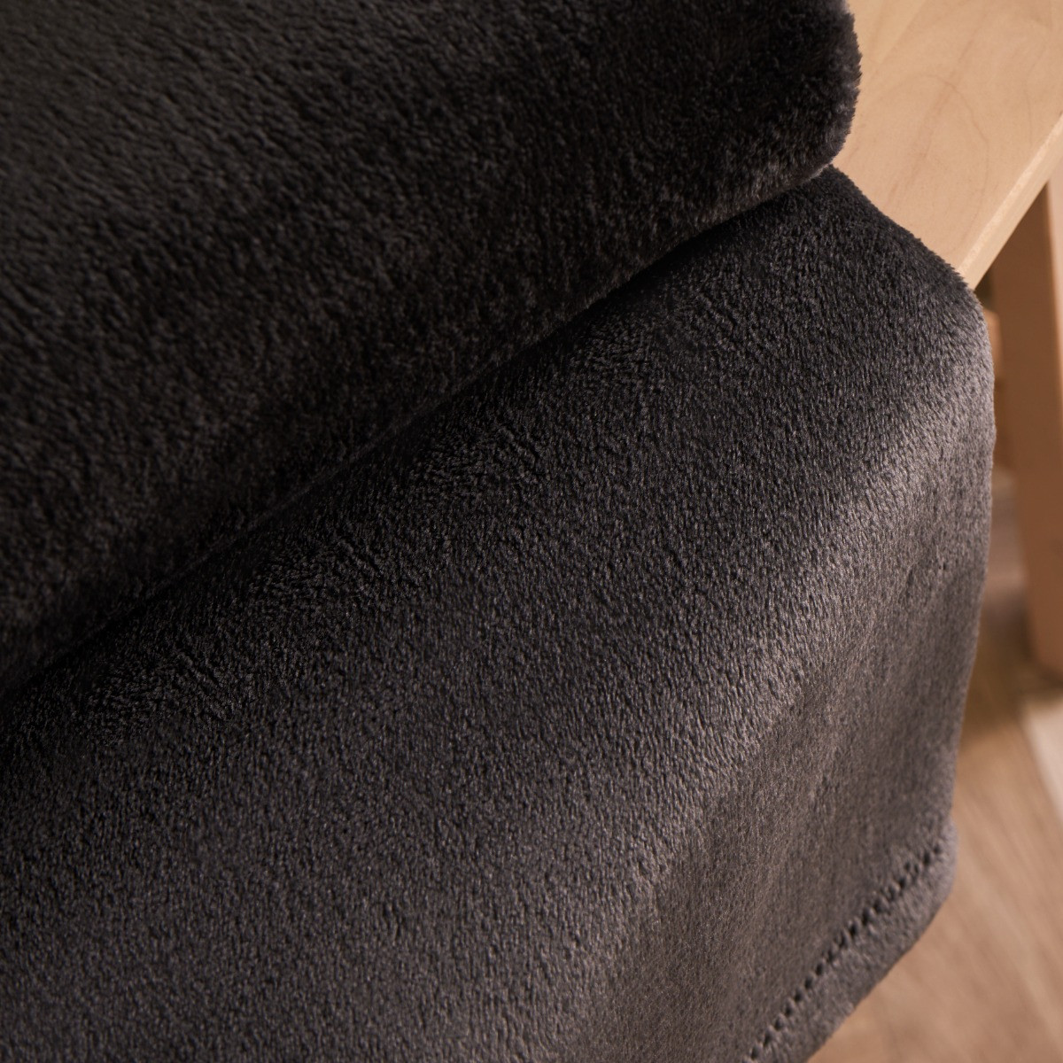 OHS Supersoft Throw, Charcoal - 150 x 200cm>