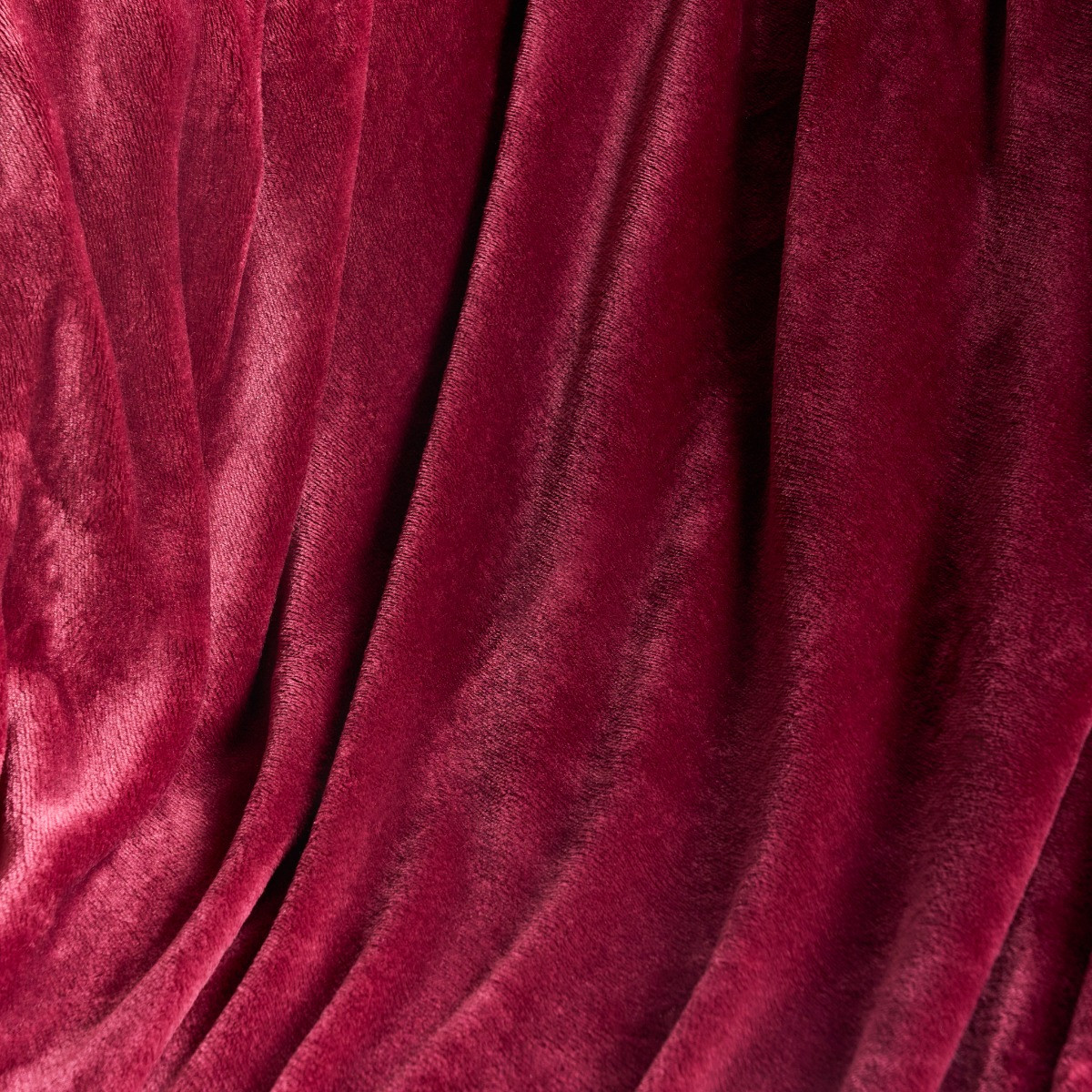 OHS Supersoft Throw, Burgundy - 120 x 150cm>