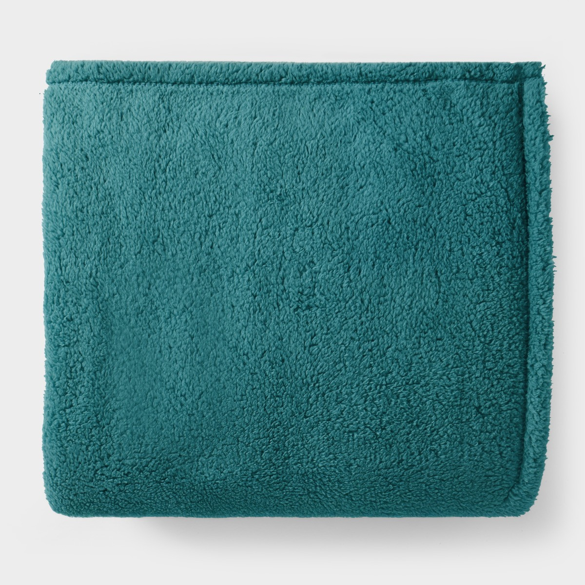 OHS Teddy Fleece Throw, Teal - 200 x 240cm>