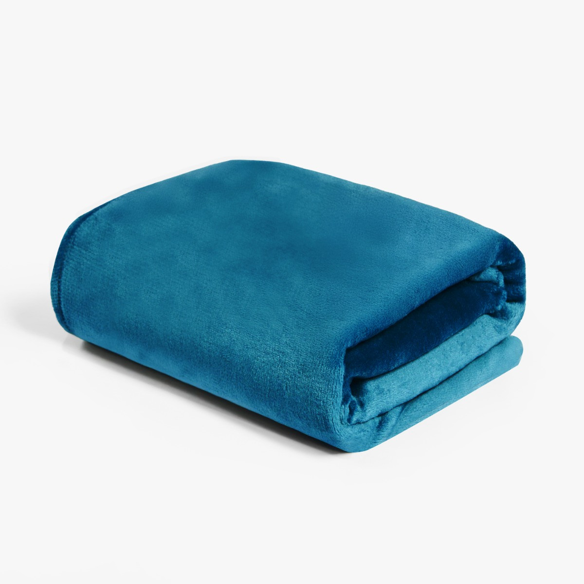 OHS Faux Fur Mink Throw - Teal>