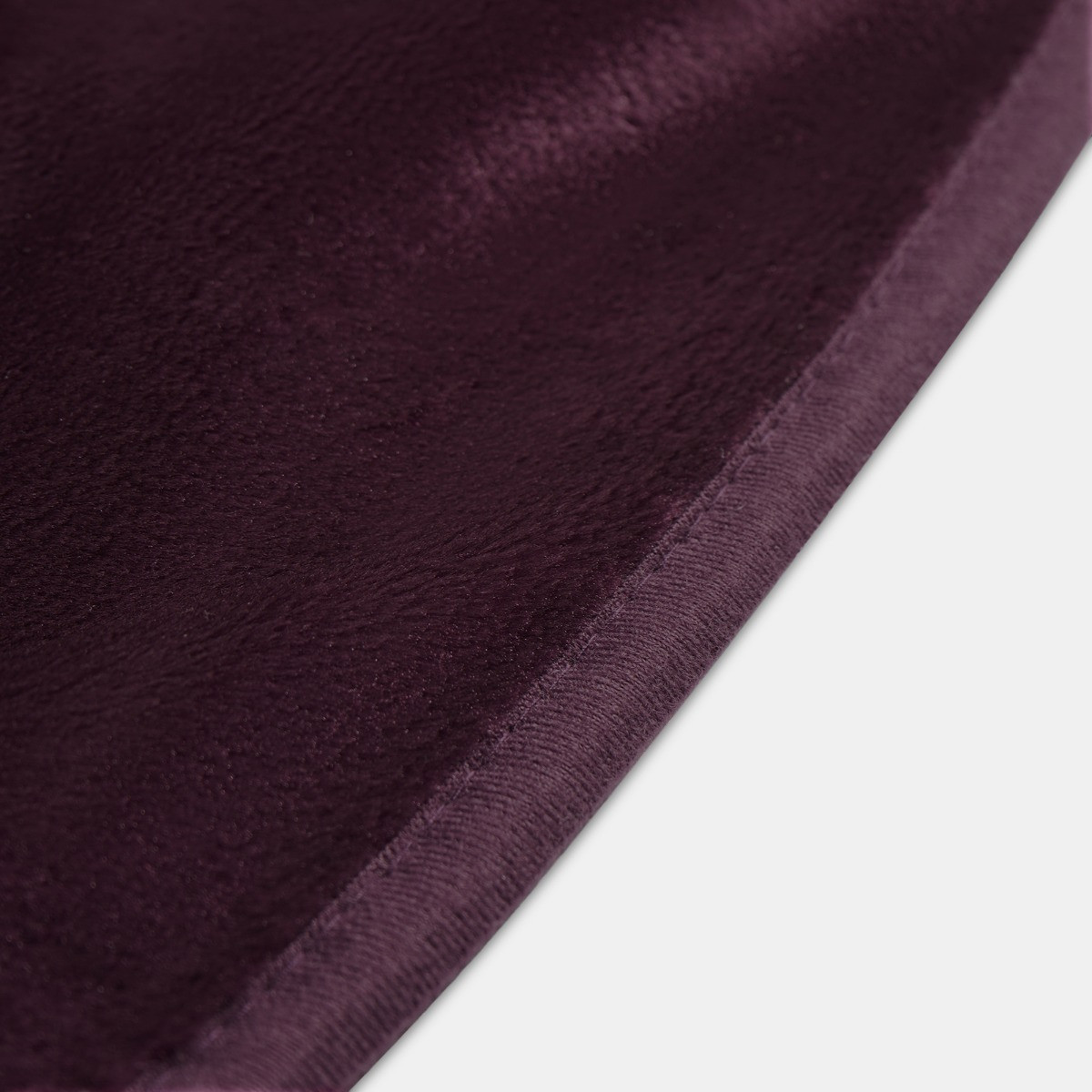 OHS Faux Fur Mink Throw - Burgundy>