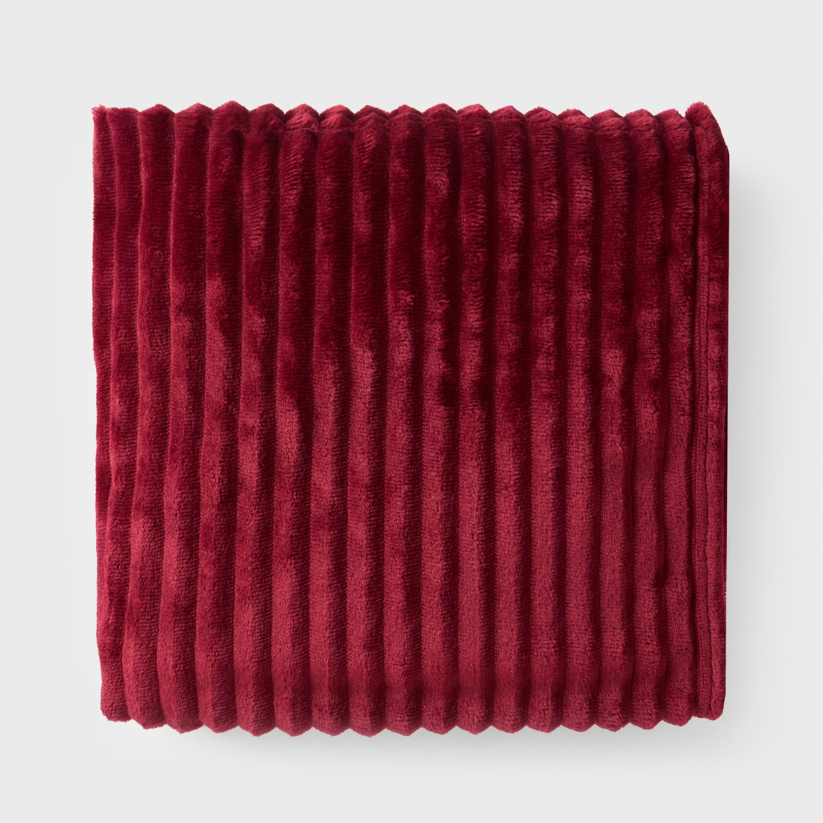 OHS Ribbed Fleece Throw - Red>