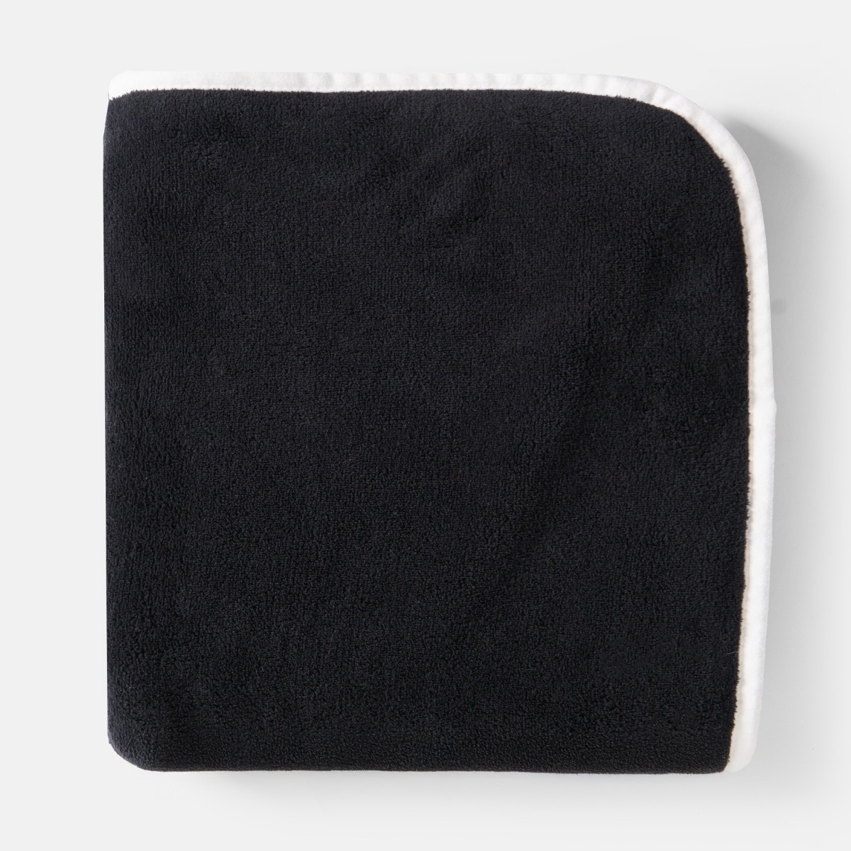 OHS Piped Edge Throw - Black/Cream>