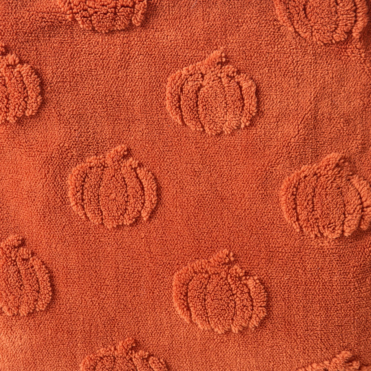 OHS Tufted Pumpkin Fleece Throw - Rust>