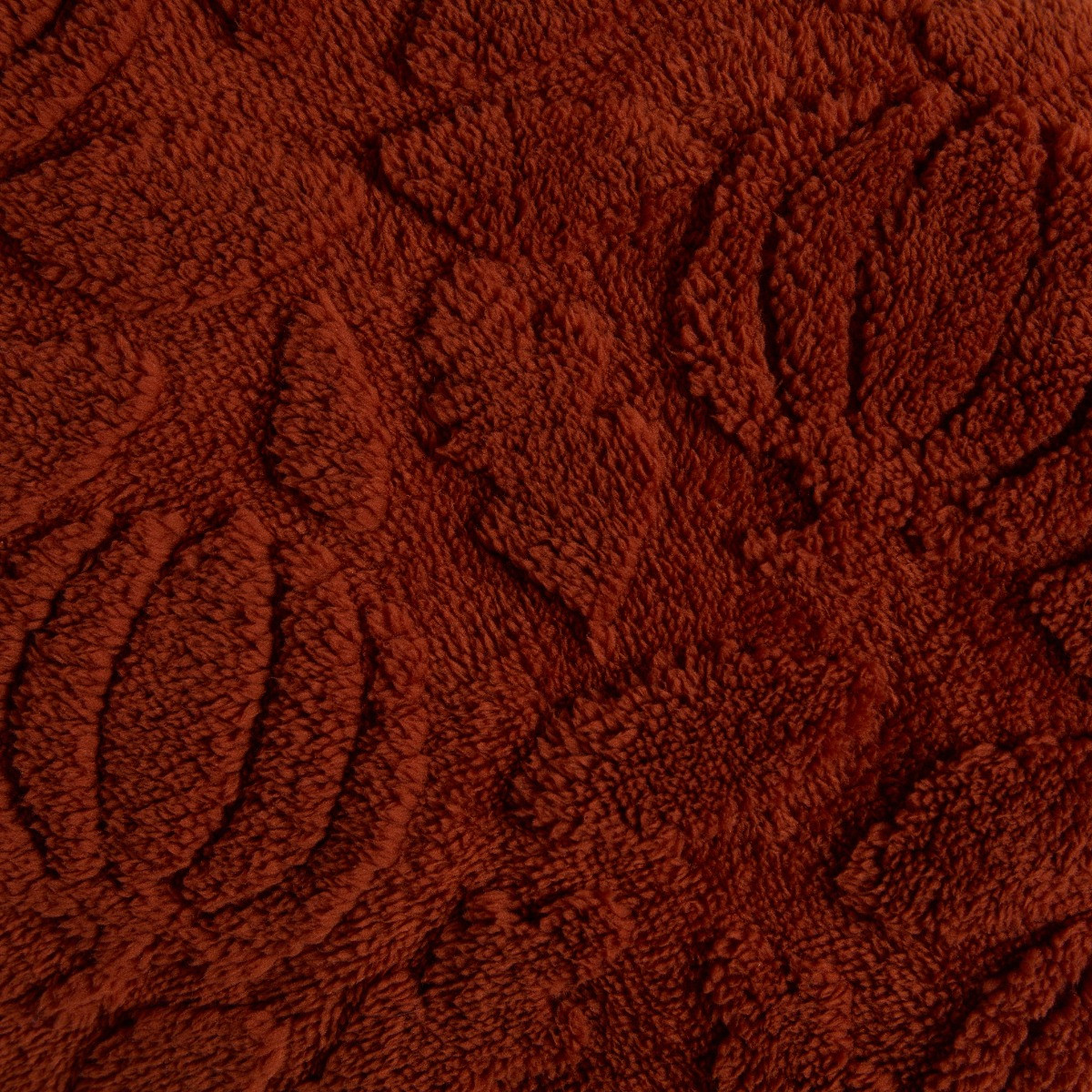 OHS Tufted Pumpkin Fleece Throw - Rust>