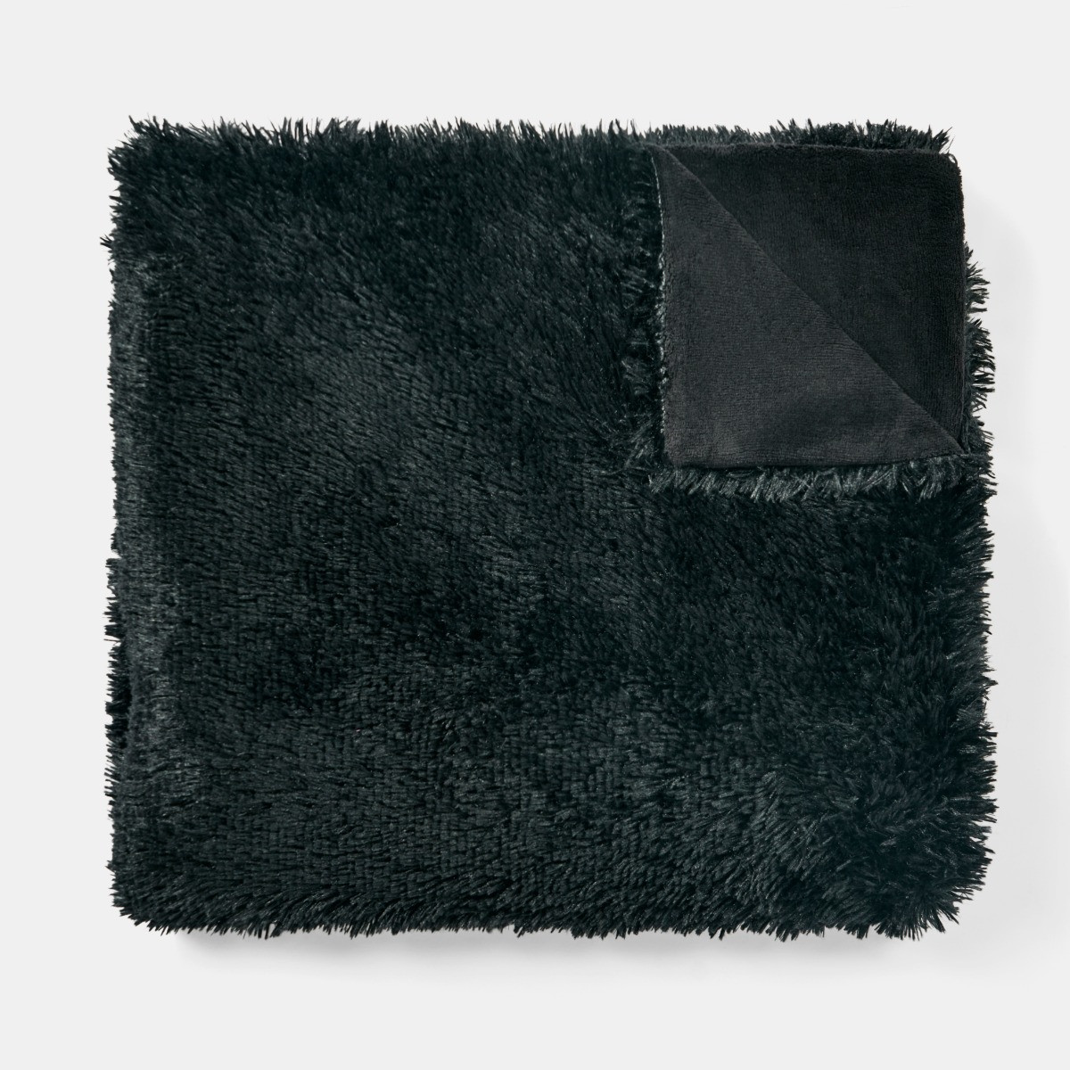 OHS Fluffy Fleece Throw - Black>