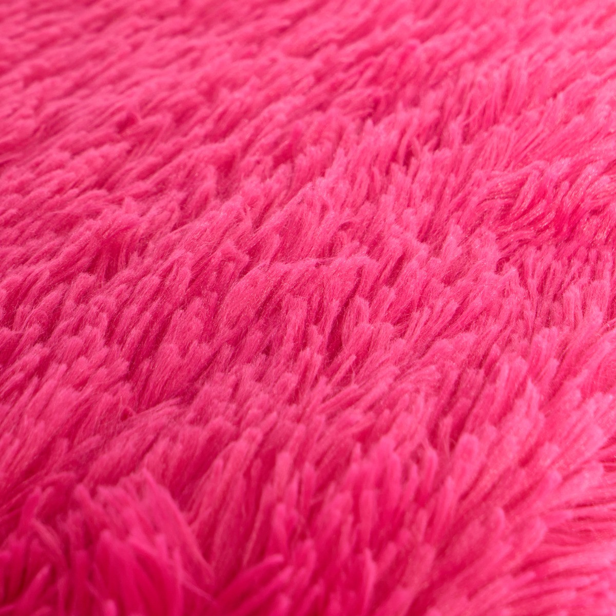 OHS Fluffy Fleece Throw, Hot Pink - 150 x 200cm>