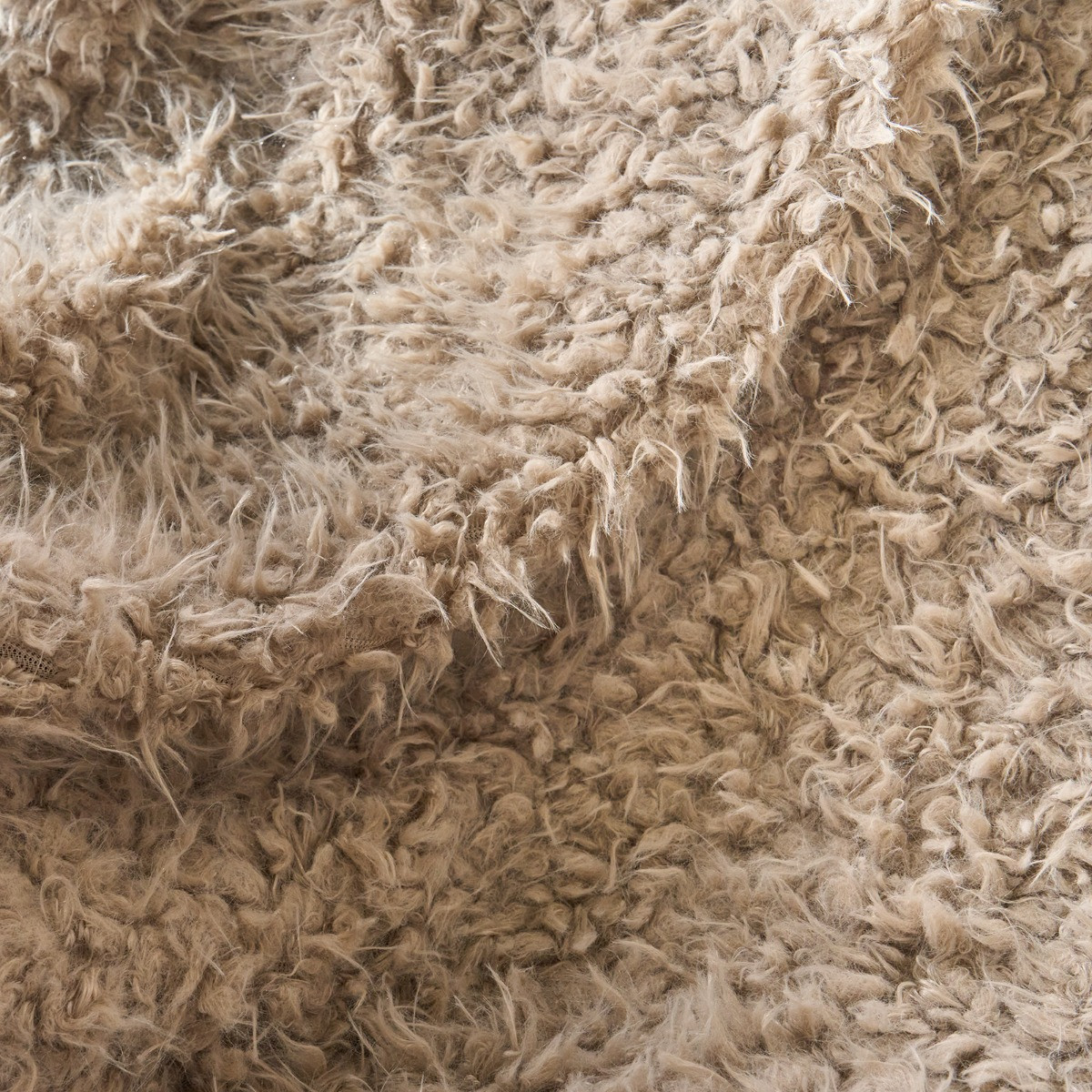 OHS Sofia Faux Fur Throw - Mink>