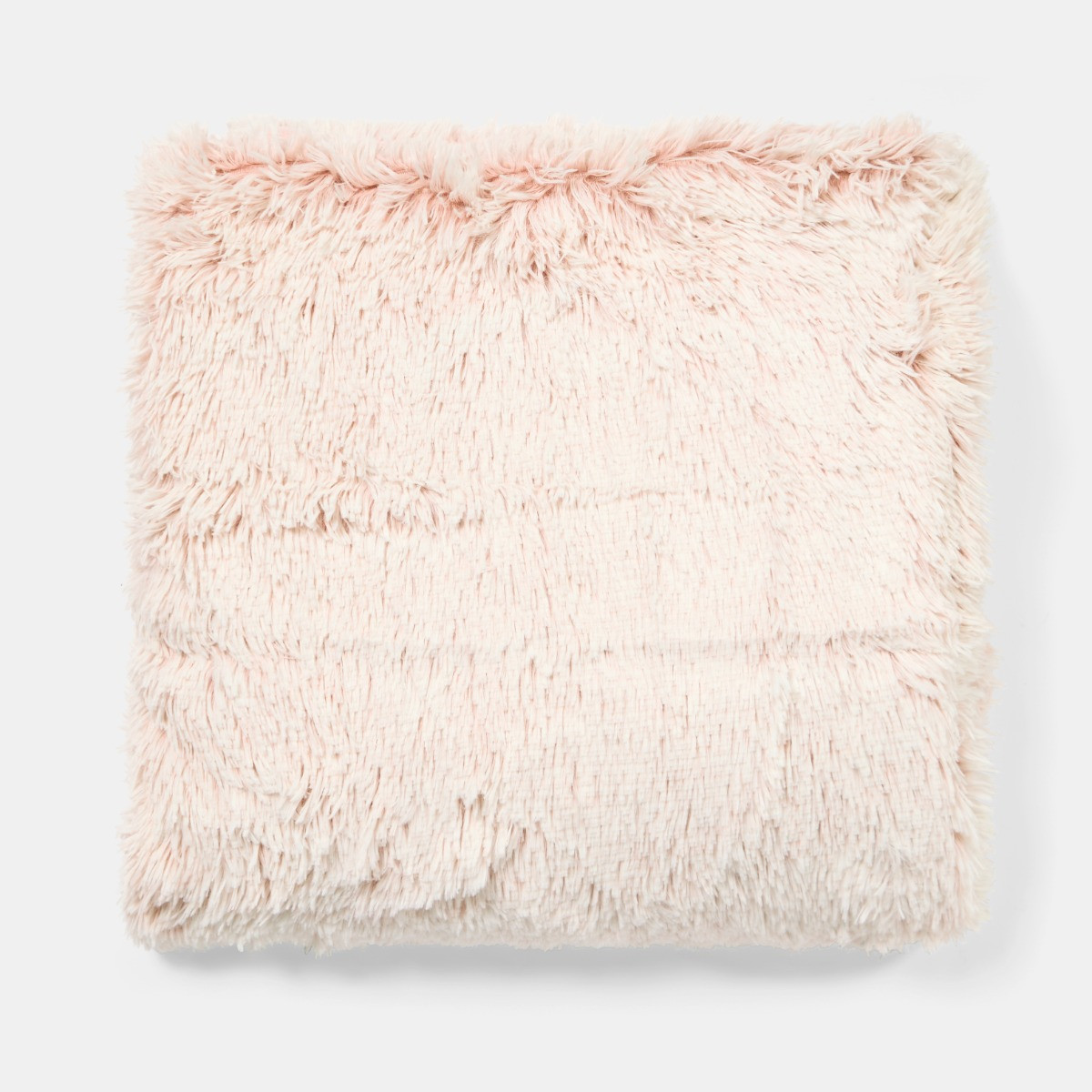 OHS Marl Fluffy Throw - Blush>