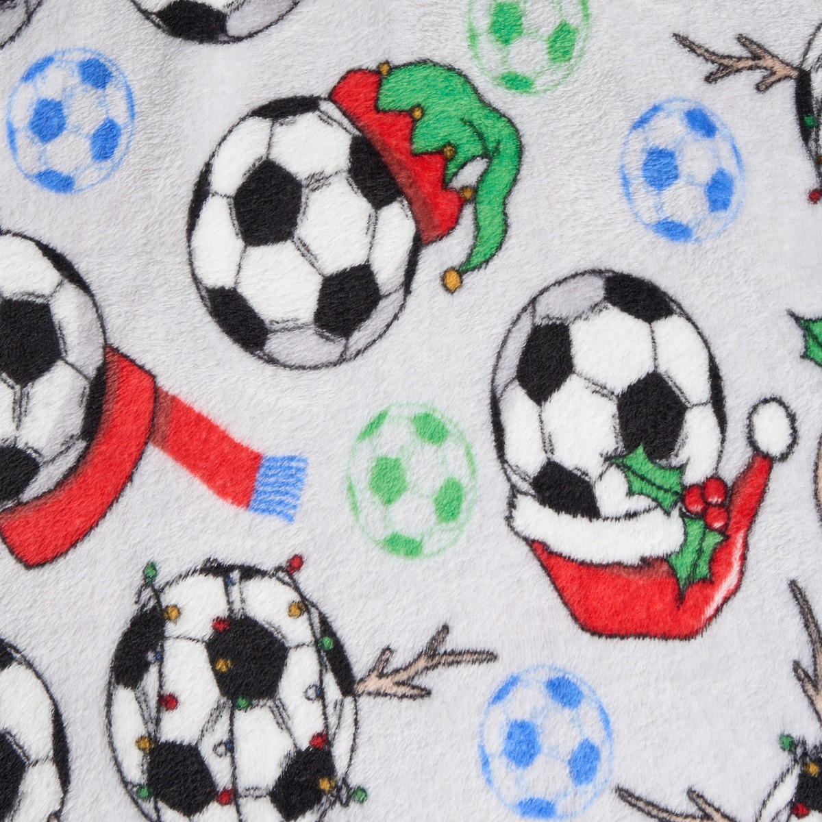 OHS Christmas Football Throw - Grey>