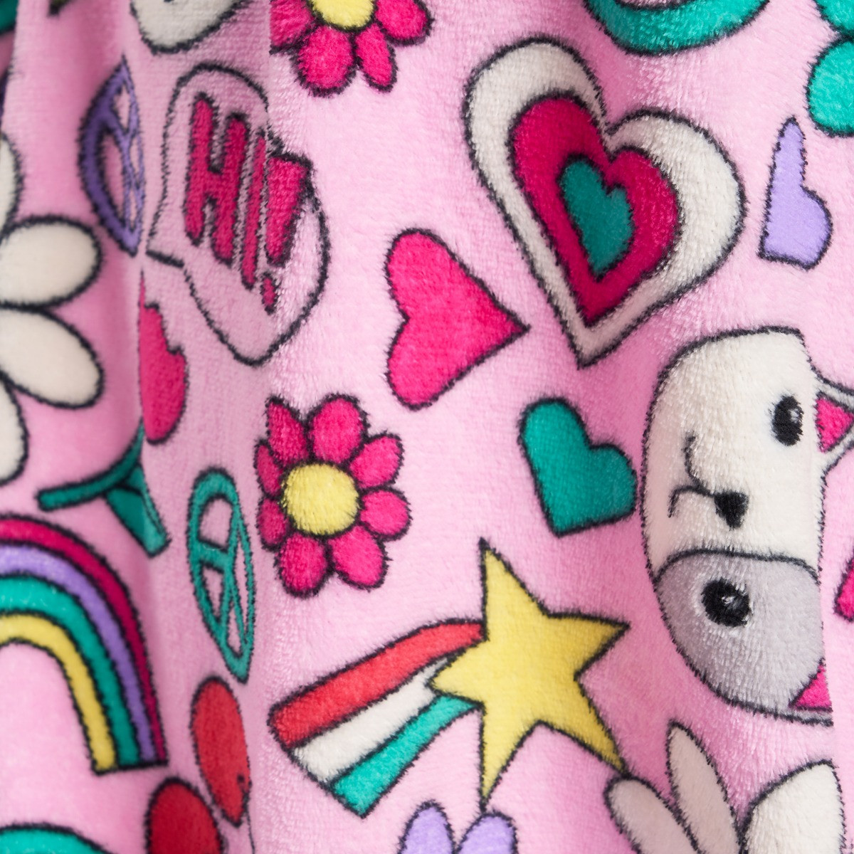 OHS Kids Positive Vibes Wearable Blanket - Multi>