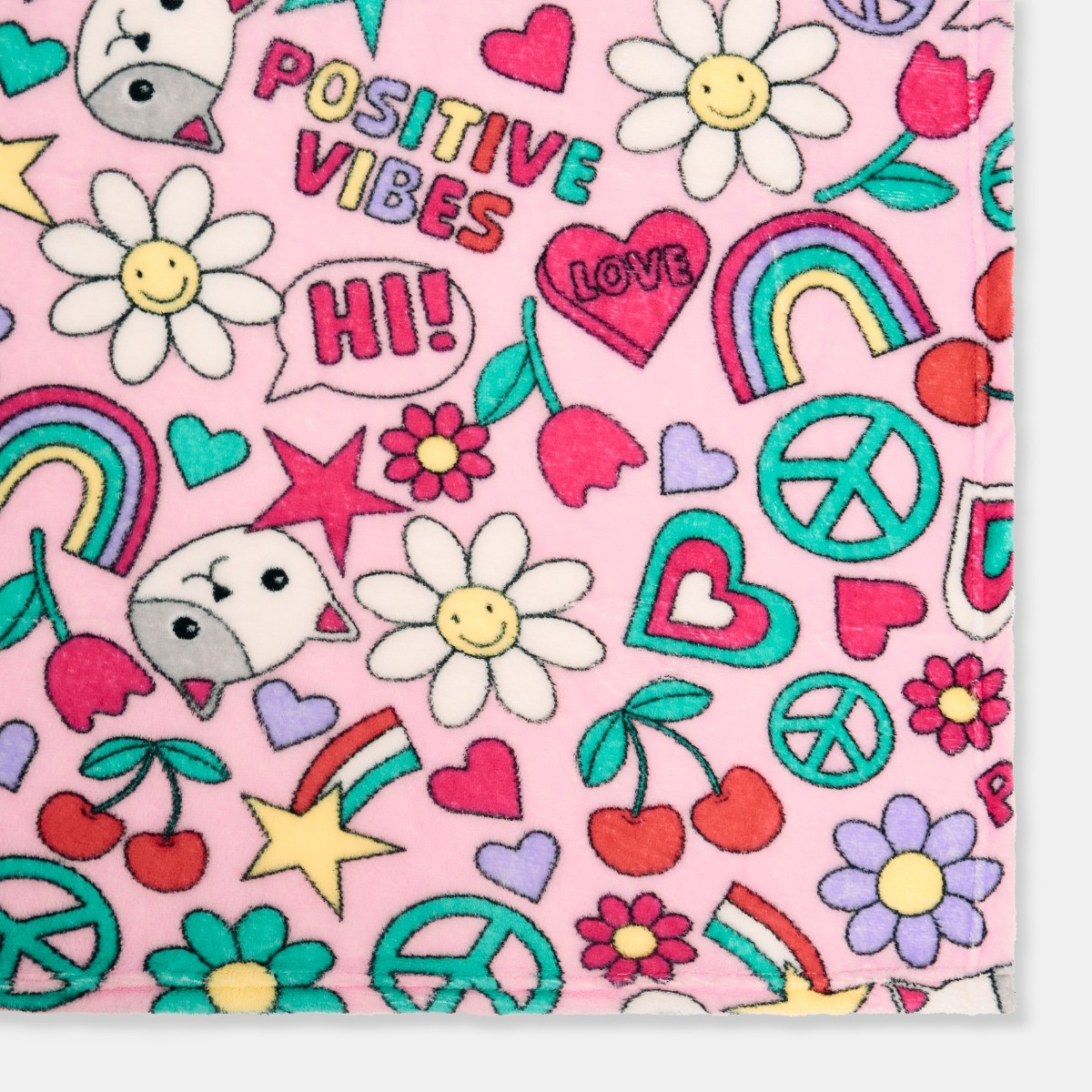 OHS Kids Positive Vibes Wearable Blanket - Multi>