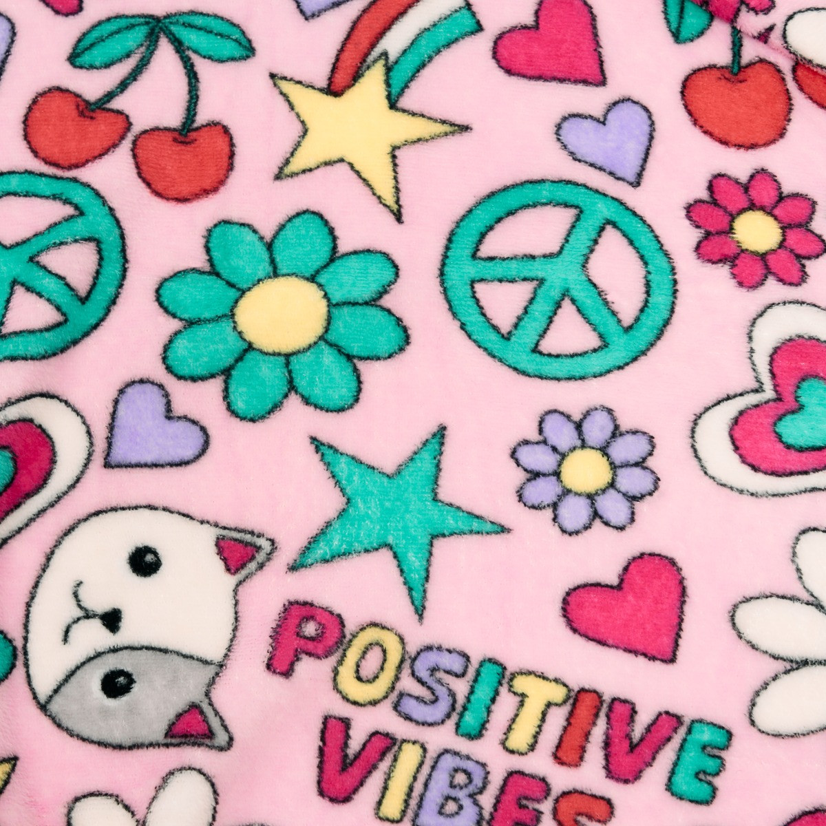 OHS Kids Positive Vibes Wearable Blanket - Multi>