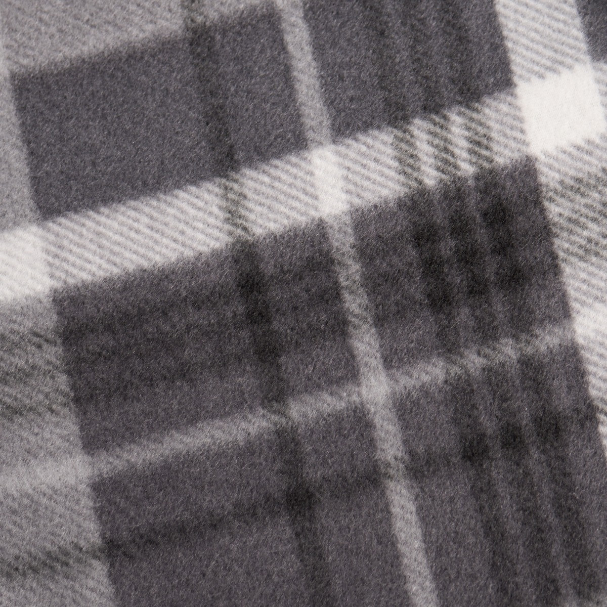 OHS Check Fleece Wearable Blanket - Grey>