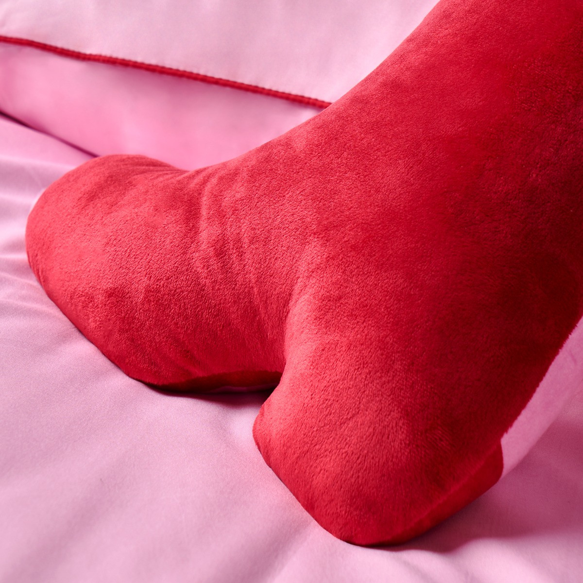 OHS Cowboy Boot Cushion - Pink>