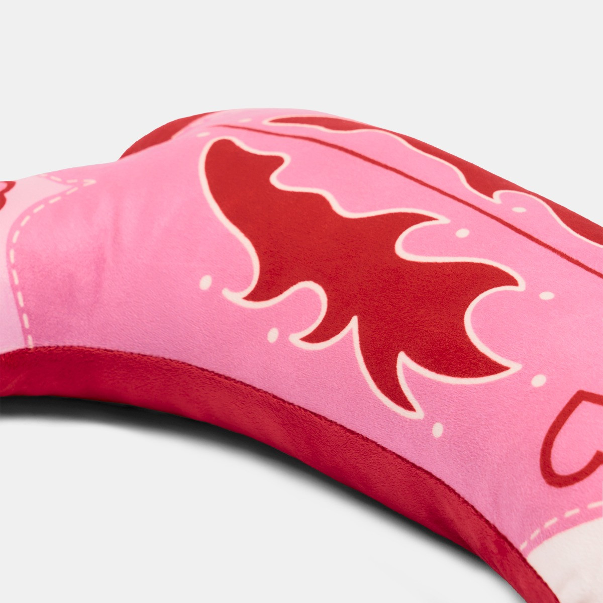 OHS Cowboy Boot Cushion - Pink>