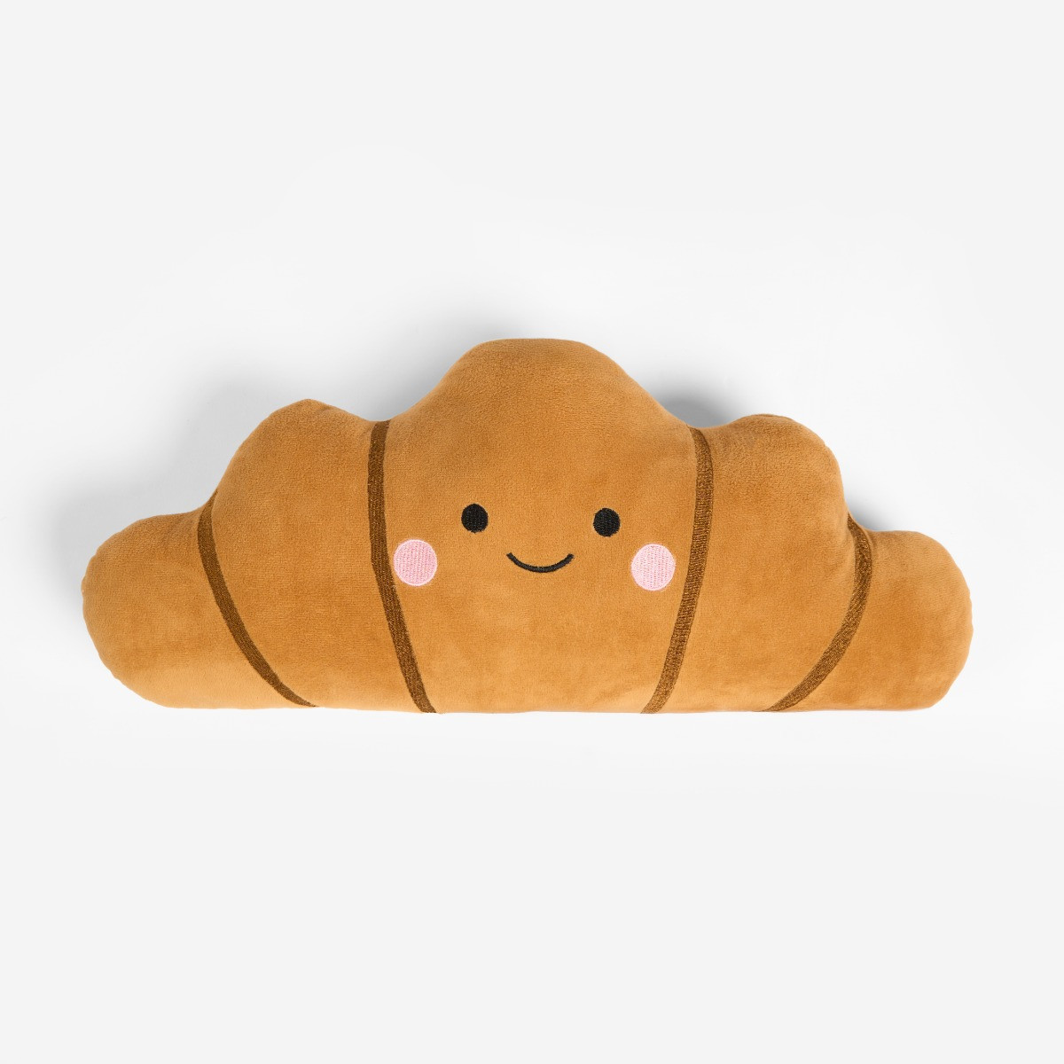 OHS Croissant Shape Cushion - Brown >