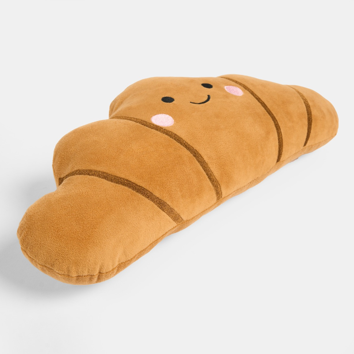 OHS Croissant Shape Cushion - Brown >