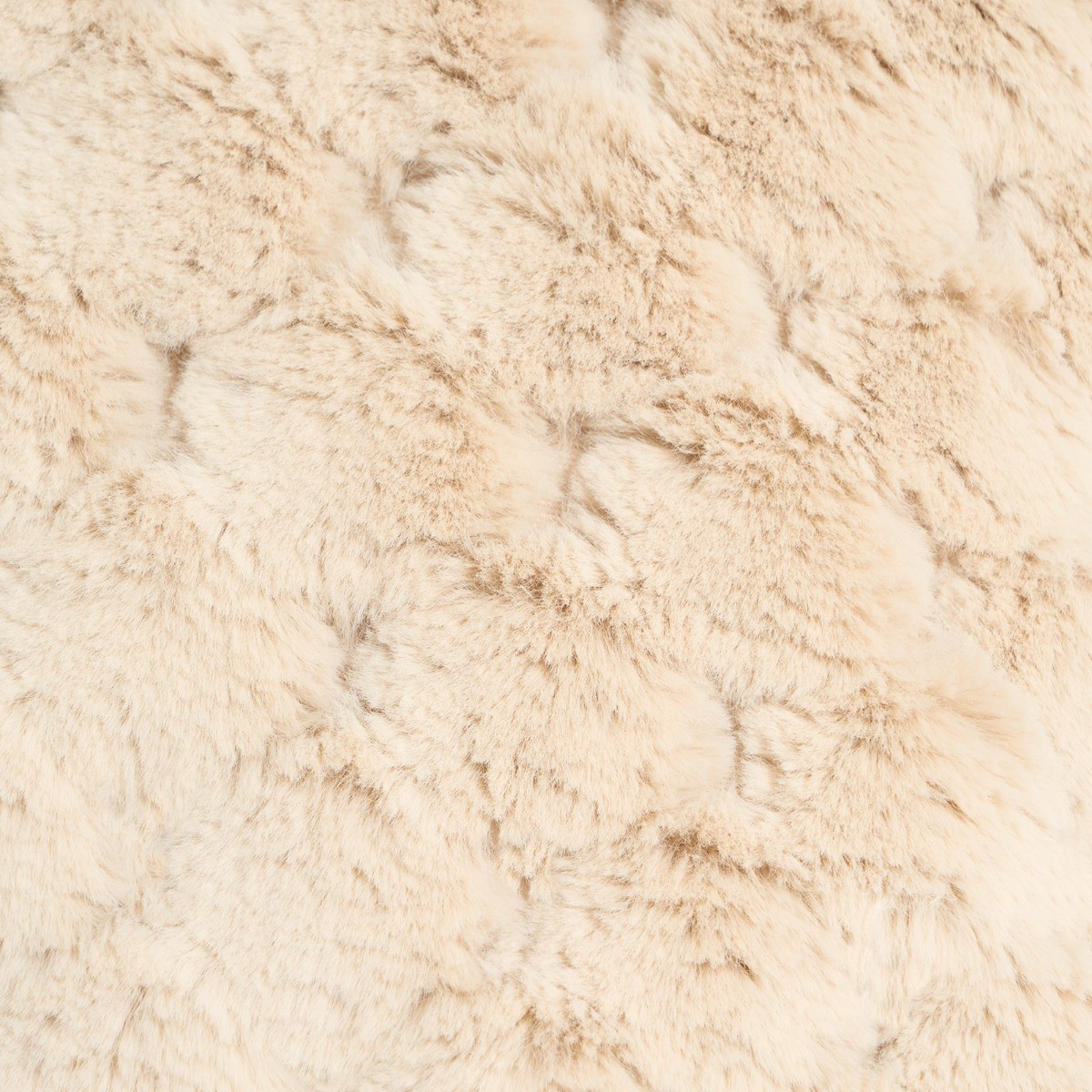 OHS Jumbo Waffle Fur Cushion Covers - Natural>
