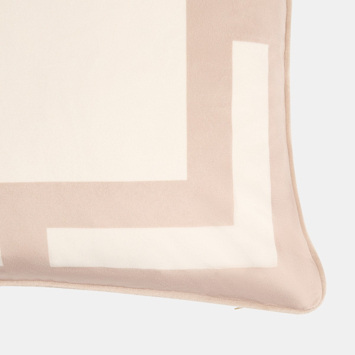 OHS 4 Pack Square Print Cushion Covers - Natural/Cream>