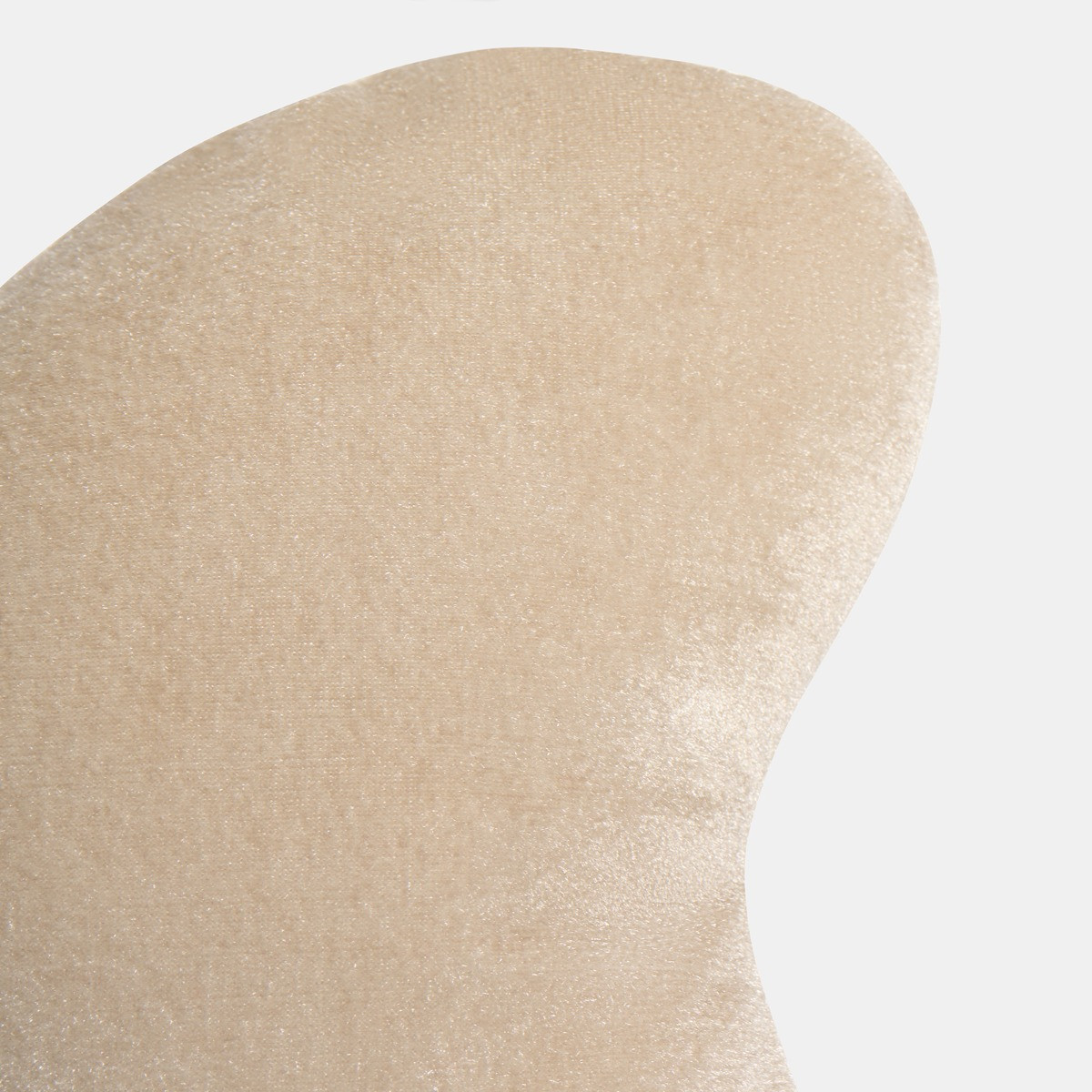 OHS Velvet Bow Shaped Cushion - Natural>