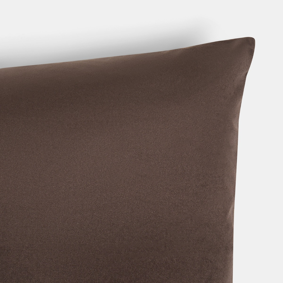 OHS 4 Pack Matte Velvet Cushion Covers - Brown>
