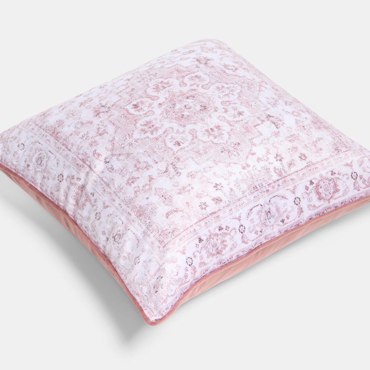 OHS 4 Pack Vintage Printed Cushion Covers - Blush>