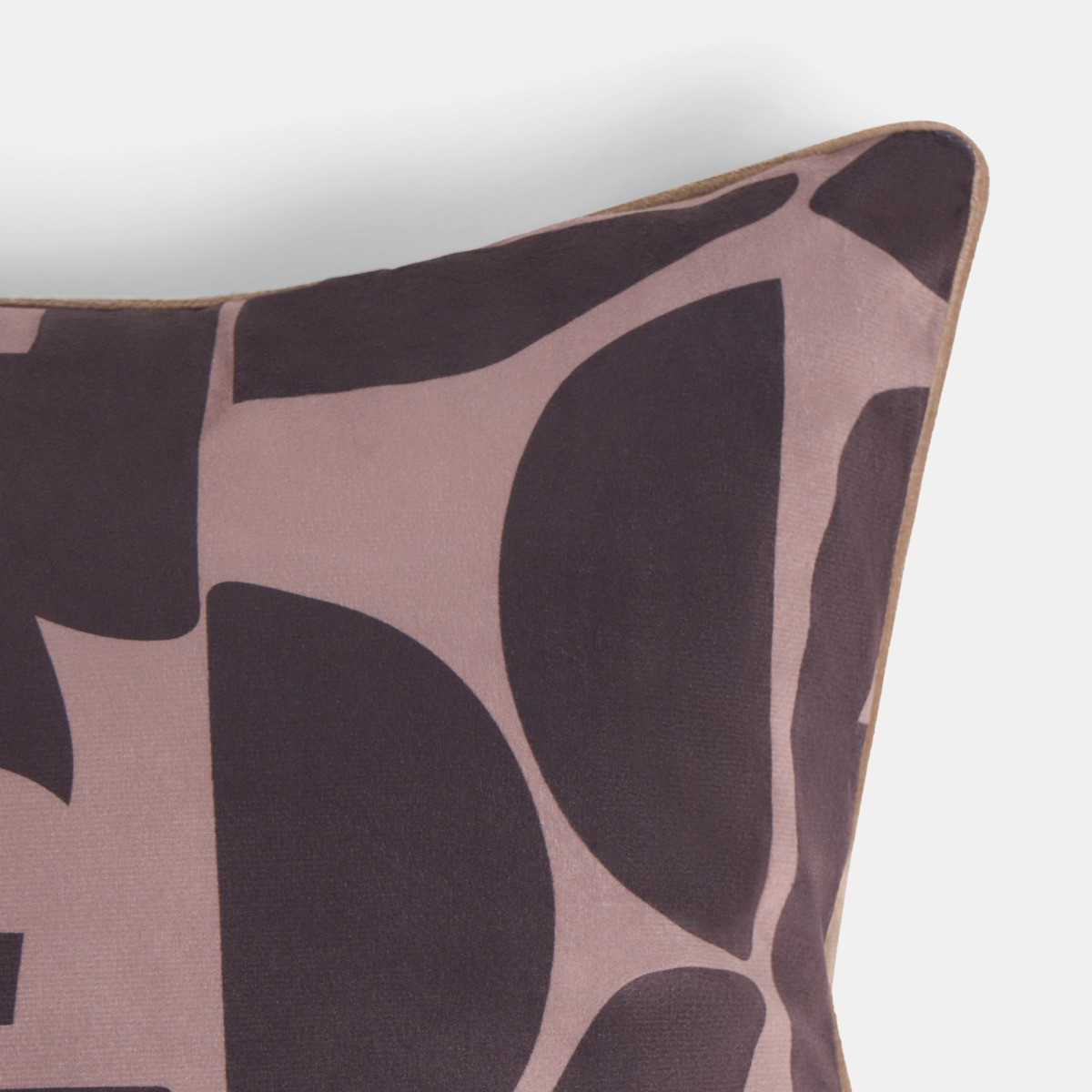 OHS Abstract Print Cushion Covers - Brown>