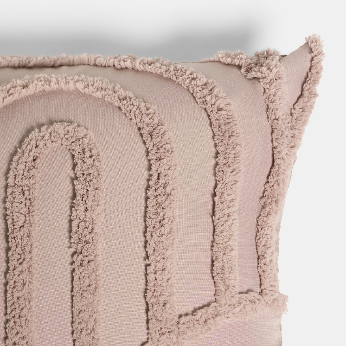 OHS Tufted Arches Cushion Covers, Natural - 45 x 45cm>