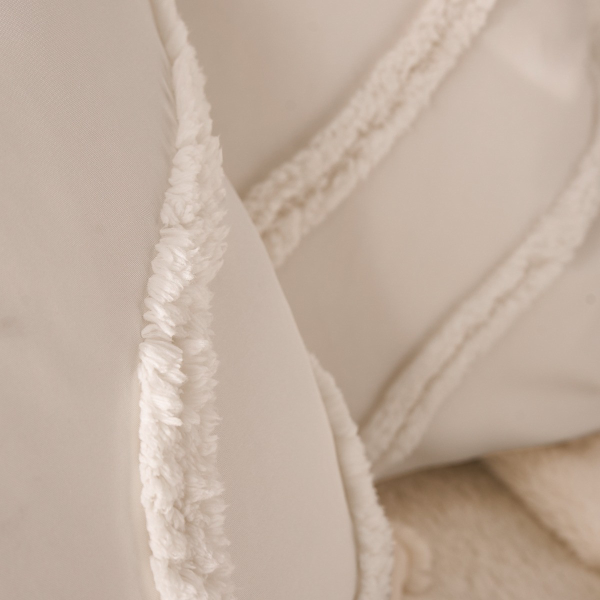 OHS 4 Pack Tufted Contour Cushion Covers - Ivory>