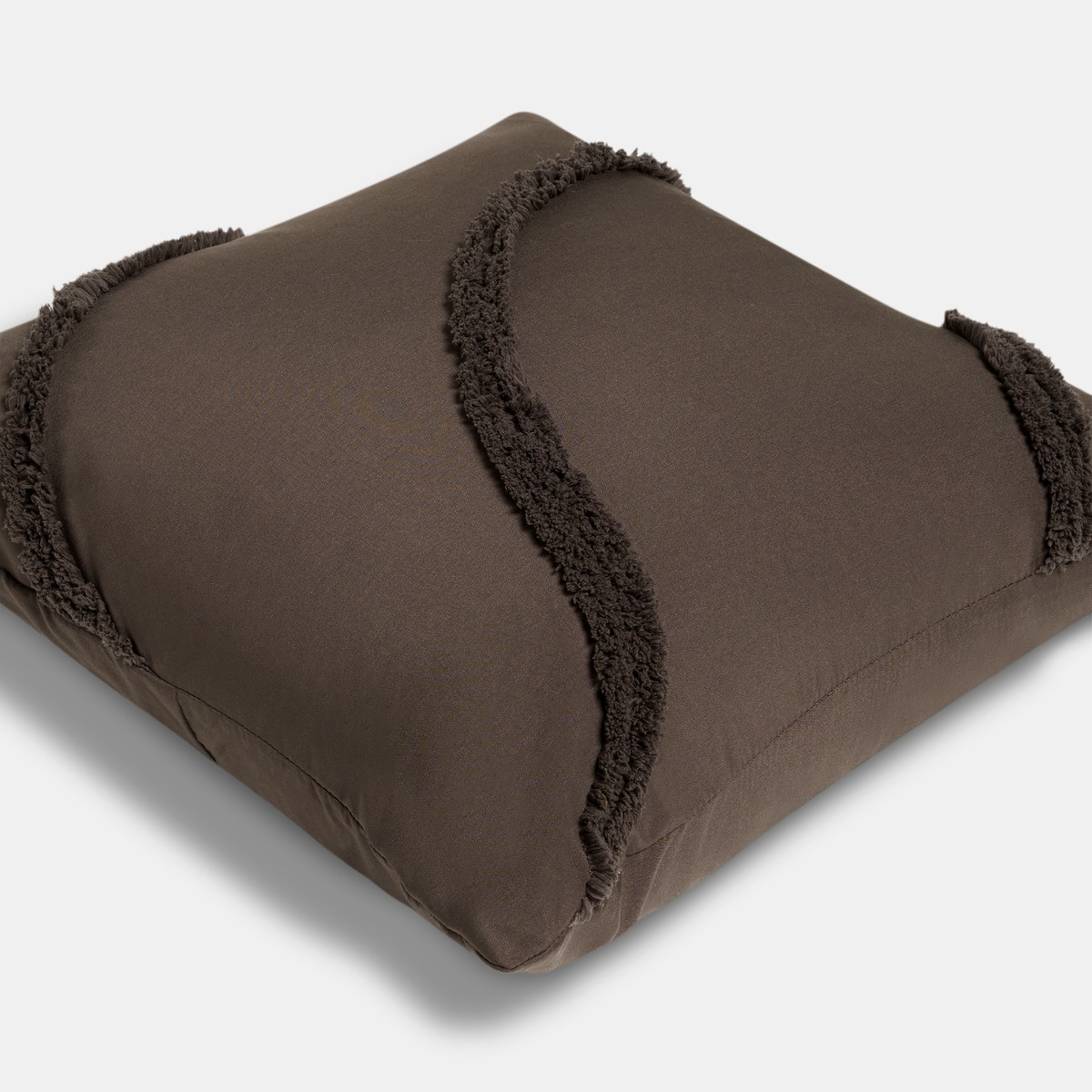 OHS 4 Pack Tufted Contour Cushion Covers - Coffee>