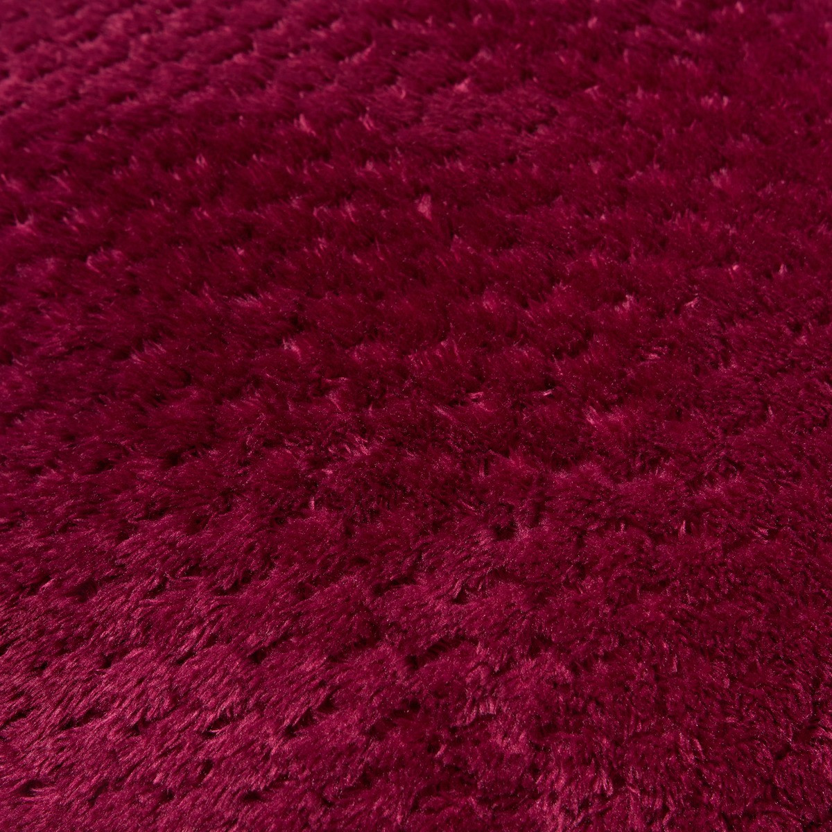 OHS Waffle Fleece Cushion Cover - Burgundy>