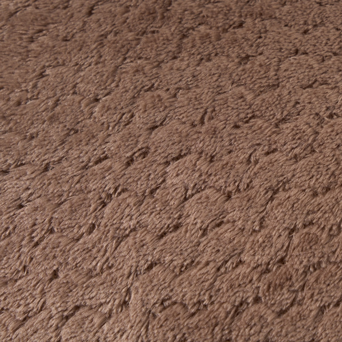 OHS Waffle Fleece Cushion Cover - Chocolate>