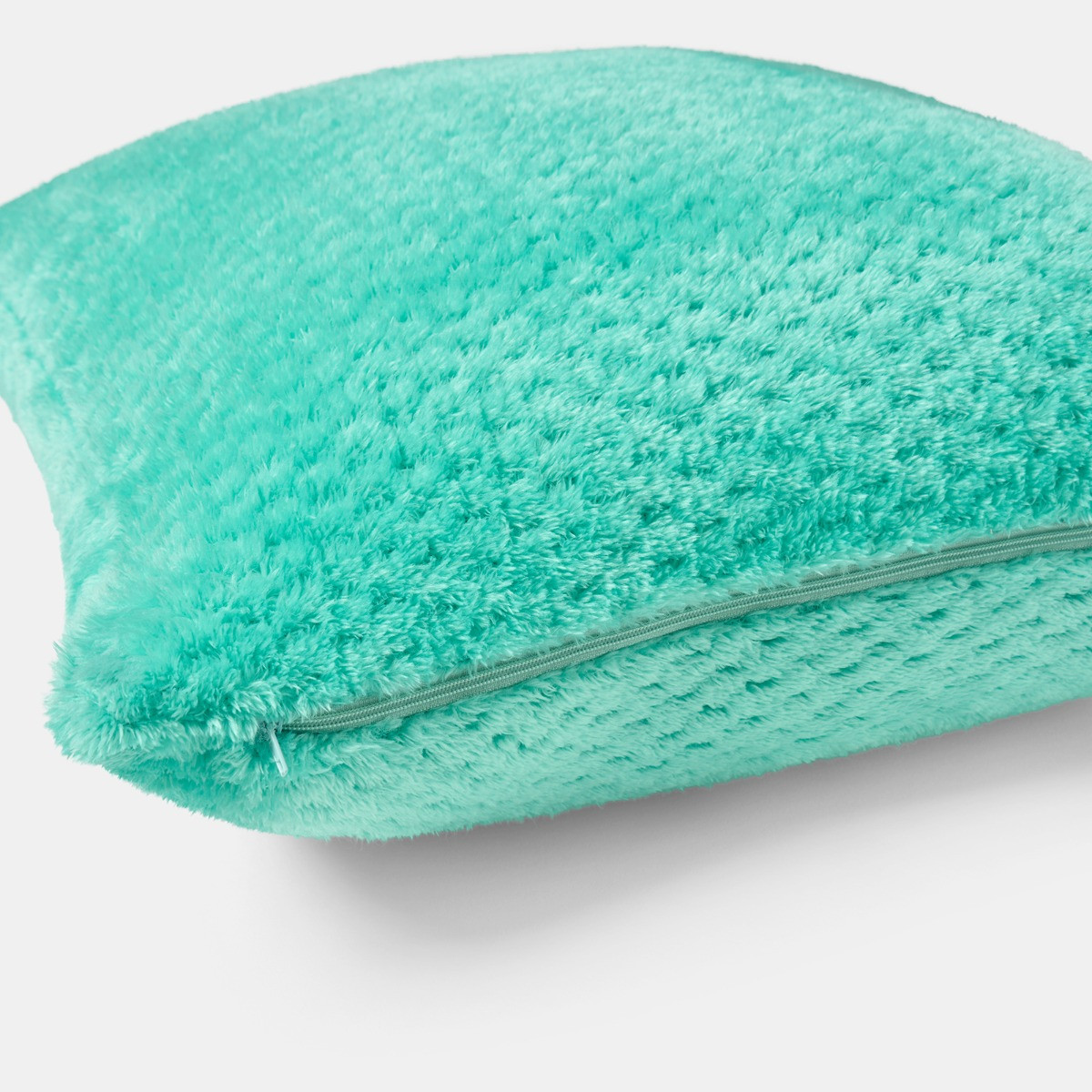OHS Waffle Fleece Cushion Covers, Jade Green - 45 x 45cm>