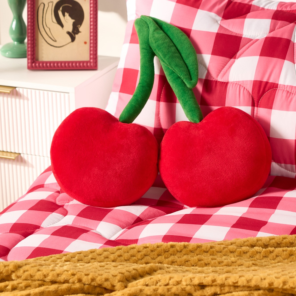 OHS Cherry Cushion - Red>