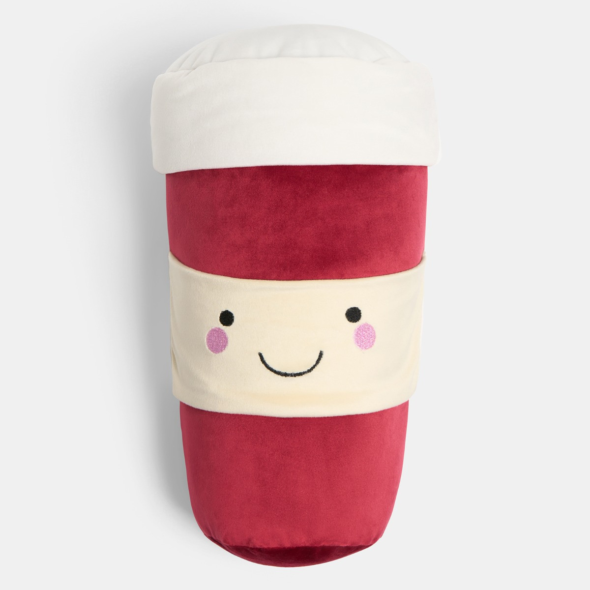 OHS Coffee Cup Cushion - Burgundy>