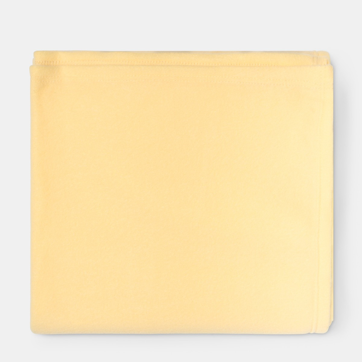OHS Plain Fleece Throw, Lemon - 120 x 150cm>