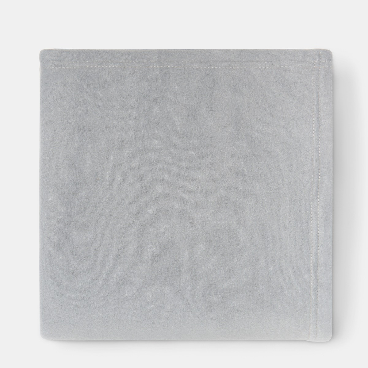 OHS Plain Fleece Throw, Mid Grey - 150 x 200cm>